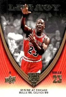 2008-09 Upper Deck Michael Jordan Legacy Collection #603 - Michael Jordan - Chicago Bulls