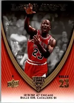2008-09 Upper Deck Michael Jordan Legacy Collection #605 - Michael Jordan - Chicago Bulls