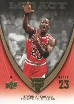 2008-09 Upper Deck Michael Jordan Legacy Collection #606 - Michael Jordan - Chicago Bulls