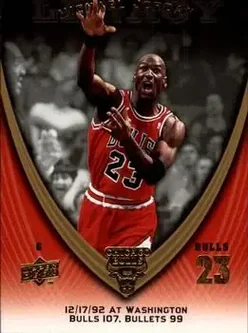 2008-09 Upper Deck Michael Jordan Legacy Collection #609 - Michael Jordan - Chicago Bulls