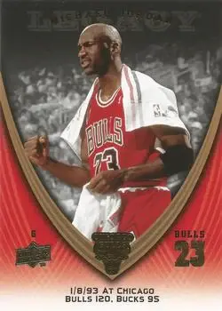 2008-09 Upper Deck Michael Jordan Legacy Collection #620 - Michael Jordan - Chicago Bulls - Front