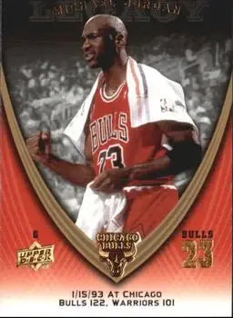 2008-09 Upper Deck Michael Jordan Legacy Collection #623 - Michael Jordan - Chicago Bulls - Front 2008-09 Upper Deck Michael Jordan Legacy Collection #623 - Michael Jordan - Chicago Bulls - Front