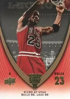2008-09 Upper Deck Michael Jordan Legacy Collection #632 - Michael Jordan - Chicago Bulls