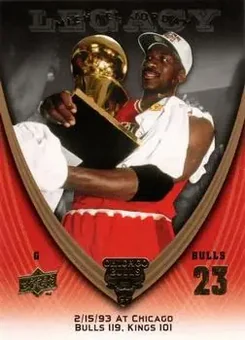 2008-09 Upper Deck Michael Jordan Legacy Collection #638 - Michael Jordan - Chicago Bulls