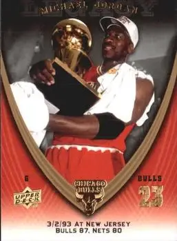 2008-09 Upper Deck Michael Jordan Legacy Collection #643 - Michael Jordan - Chicago Bulls - Front