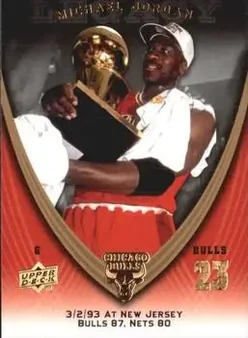 2008-09 Upper Deck Michael Jordan Legacy Collection #643 - Michael Jordan - Chicago Bulls