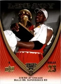 2008-09 Upper Deck Michael Jordan Legacy Collection #644 - Michael Jordan - Chicago Bulls