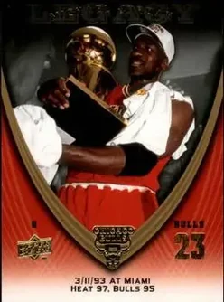 2008-09 Upper Deck Michael Jordan Legacy Collection #645 - Michael Jordan - Chicago Bulls