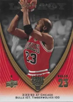 2008-09 Upper Deck Michael Jordan Legacy Collection #651 - Michael Jordan - Chicago Bulls - Front 2008-09 Upper Deck Michael Jordan Legacy Collection #651 - Michael Jordan - Chicago Bulls - Front