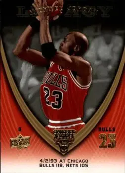 2008-09 Upper Deck Michael Jordan Legacy Collection #655 - Michael Jordan - Chicago Bulls - Front
