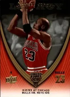2008-09 Upper Deck Michael Jordan Legacy Collection #655 - Michael Jordan - Chicago Bulls