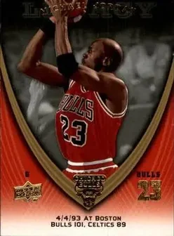 2008-09 Upper Deck Michael Jordan Legacy Collection #656 - Michael Jordan - Chicago Bulls