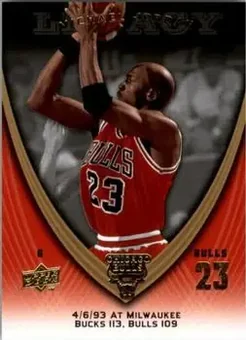 2008-09 Upper Deck Michael Jordan Legacy Collection #657 - Michael Jordan - Chicago Bulls