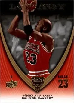 2008-09 Upper Deck Michael Jordan Legacy Collection #658 - Michael Jordan - Chicago Bulls