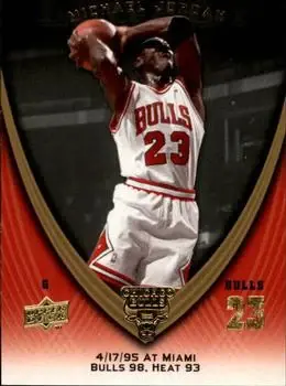 2008-09 Upper Deck Michael Jordan Legacy Collection #681 - Michael Jordan - Chicago Bulls - Front