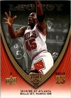 2008-09 Upper Deck Michael Jordan Legacy Collection #704 - Michael Jordan - Chicago Bulls