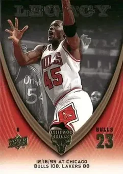 2008-09 Upper Deck Michael Jordan Legacy Collection #705 - Michael Jordan - Chicago Bulls