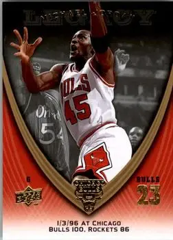 2008-09 Upper Deck Michael Jordan Legacy Collection #713 - Michael Jordan - Chicago Bulls - Front