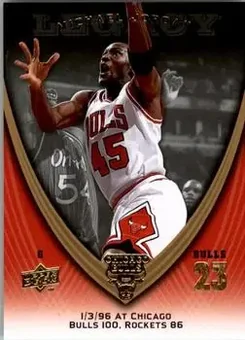 2008-09 Upper Deck Michael Jordan Legacy Collection #713 - Michael Jordan - Chicago Bulls