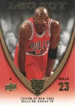2008-09 Upper Deck Michael Jordan Legacy Collection #722 - Michael Jordan - Chicago Bulls - Front