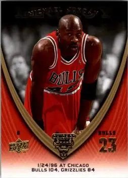 2008-09 Upper Deck Michael Jordan Legacy Collection #723 - Michael Jordan - Chicago Bulls - Front