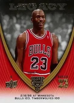 2008-09 Upper Deck Michael Jordan Legacy Collection #734 - Michael Jordan - Chicago Bulls