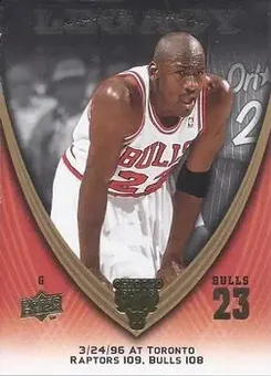 2008-09 Upper Deck Michael Jordan Legacy Collection #752 - Michael Jordan - Chicago Bulls