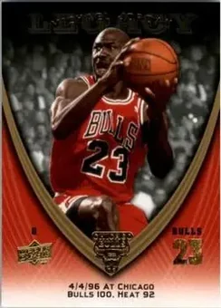 2008-09 Upper Deck Michael Jordan Legacy Collection #756 - Michael Jordan - Chicago Bulls