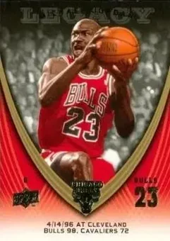 2008-09 Upper Deck Michael Jordan Legacy Collection #762 - Michael Jordan - Chicago Bulls
