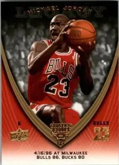 2008-09 Upper Deck Michael Jordan Legacy Collection #763 - Michael Jordan - Chicago Bulls