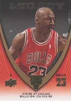 2008-09 Upper Deck Michael Jordan Legacy Collection #772 - Michael Jordan - Chicago Bulls - Front