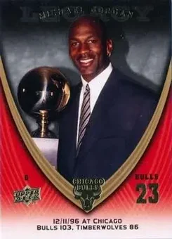 2008-09 Upper Deck Michael Jordan Legacy Collection #787 - Michael Jordan - Chicago Bulls