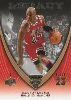 2008-09 Upper Deck Michael Jordan Legacy Collection #798 - Michael Jordan - Chicago Bulls