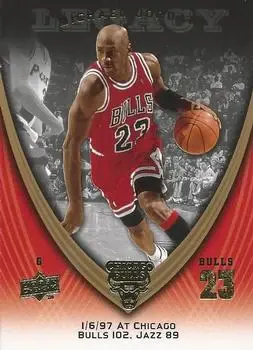 2008-09 Upper Deck Michael Jordan Legacy Collection #799 - Michael Jordan - Chicago Bulls - Front 2008-09 Upper Deck Michael Jordan Legacy Collection #799 - Michael Jordan - Chicago Bulls - Front