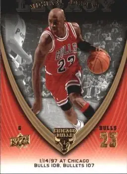 2008-09 Upper Deck Michael Jordan Legacy Collection #802 - Michael Jordan - Chicago Bulls - Front
