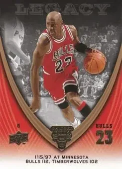 2008-09 Upper Deck Michael Jordan Legacy Collection #803 - Michael Jordan - Chicago Bulls