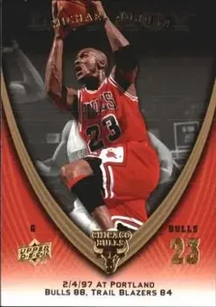 2008-09 Upper Deck Michael Jordan Legacy Collection #813 - Michael Jordan - Chicago Bulls