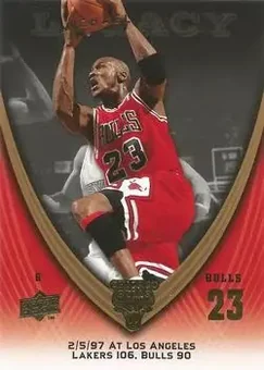 2008-09 Upper Deck Michael Jordan Legacy Collection #814 - Michael Jordan - Chicago Bulls
