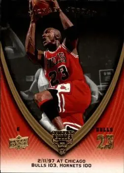 2008-09 Upper Deck Michael Jordan Legacy Collection #815 - Michael Jordan - Chicago Bulls - Front