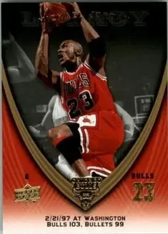 2008-09 Upper Deck Michael Jordan Legacy Collection #819 - Michael Jordan - Chicago Bulls