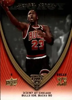2008-09 Upper Deck Michael Jordan Legacy Collection #824 - Michael Jordan - Chicago Bulls - Front 2008-09 Upper Deck Michael Jordan Legacy Collection #824 - Michael Jordan - Chicago Bulls - Front