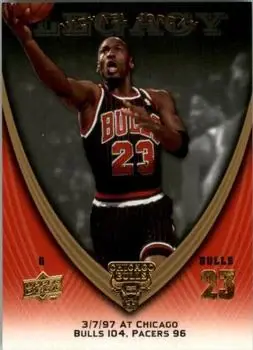 2008-09 Upper Deck Michael Jordan Legacy Collection #826 - Michael Jordan - Chicago Bulls - Front 2008-09 Upper Deck Michael Jordan Legacy Collection #826 - Michael Jordan - Chicago Bulls - Front