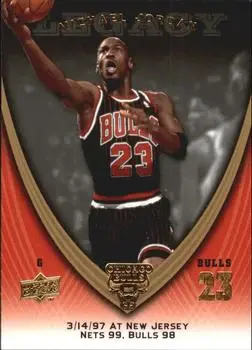 2008-09 Upper Deck Michael Jordan Legacy Collection #830 - Michael Jordan - Chicago Bulls - Front 2008-09 Upper Deck Michael Jordan Legacy Collection #830 - Michael Jordan - Chicago Bulls - Front