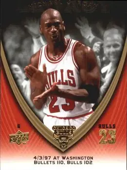 2008-09 Upper Deck Michael Jordan Legacy Collection #839 - Michael Jordan - Chicago Bulls - Front 2008-09 Upper Deck Michael Jordan Legacy Collection #839 - Michael Jordan - Chicago Bulls - Front