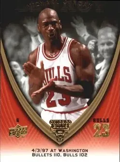 2008-09 Upper Deck Michael Jordan Legacy Collection #839 - Michael Jordan - Chicago Bulls