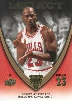 2008-09 Upper Deck Michael Jordan Legacy Collection #840 - Michael Jordan - Chicago Bulls - Front