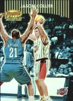 2000-01 Bowman's Best #115 - Jason Collier - Houston Rockets 2000-01 Bowman's Best #115 - Jason Collier - Houston Rockets