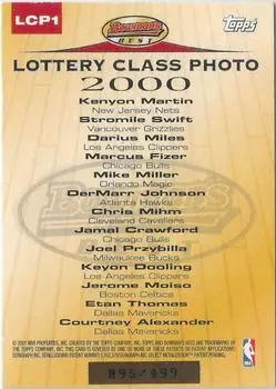 2000-01 Bowman's Best #LCP1 - Card #LCP1 - Back 2000-01 Bowman's Best #LCP1 - Card #LCP1 - Back