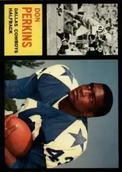 1962 Topps #41 - Don Perkins - Dallas Cowboys