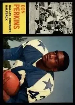 1962 Topps #41 - Don Perkins - Dallas Cowboys